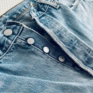 Vintage 90s Levi's 501 XX Jeans Mens 34x34 (A:33x33) Blue Distressed Made In USA